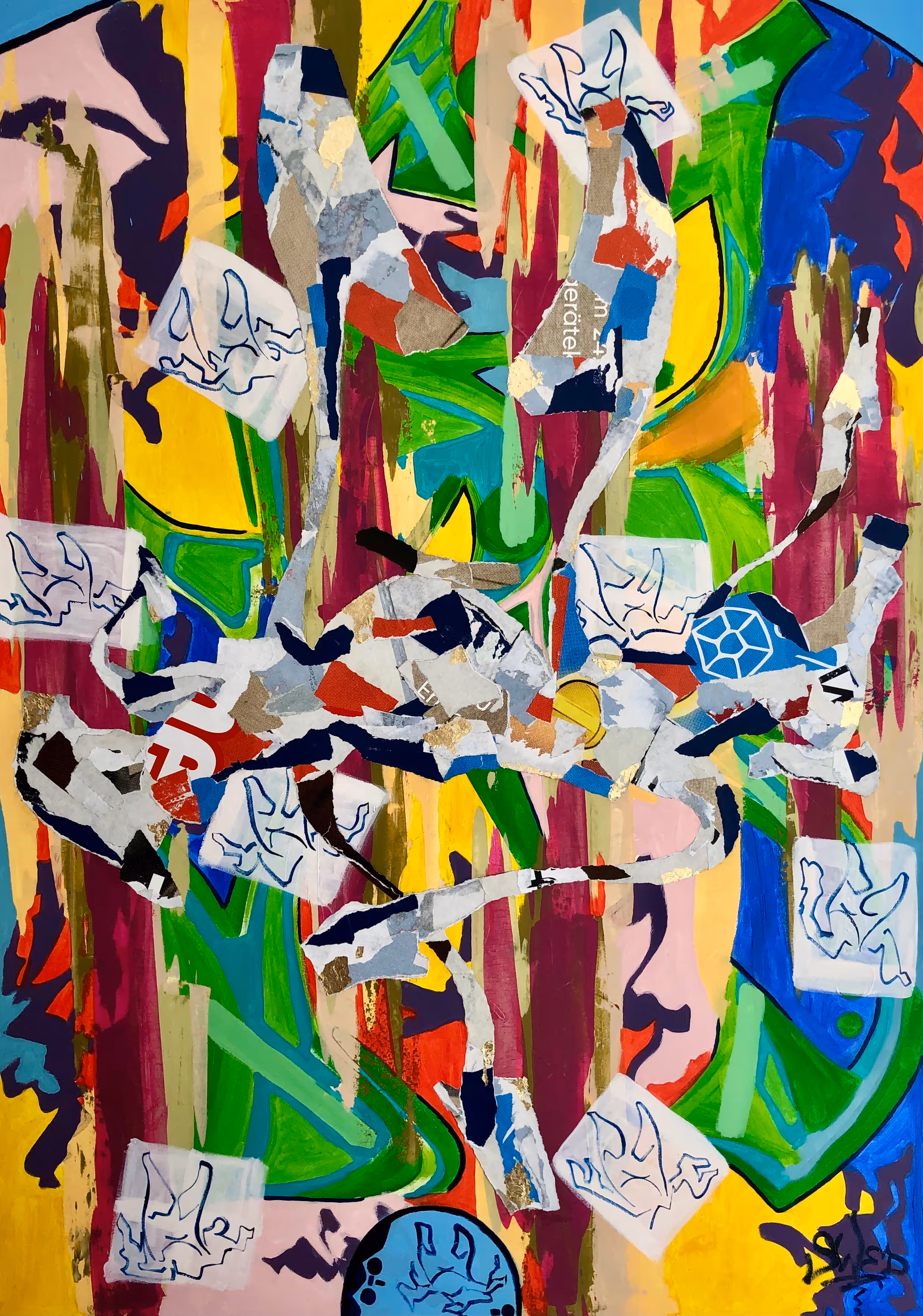 Painting of Buzzing in the Light