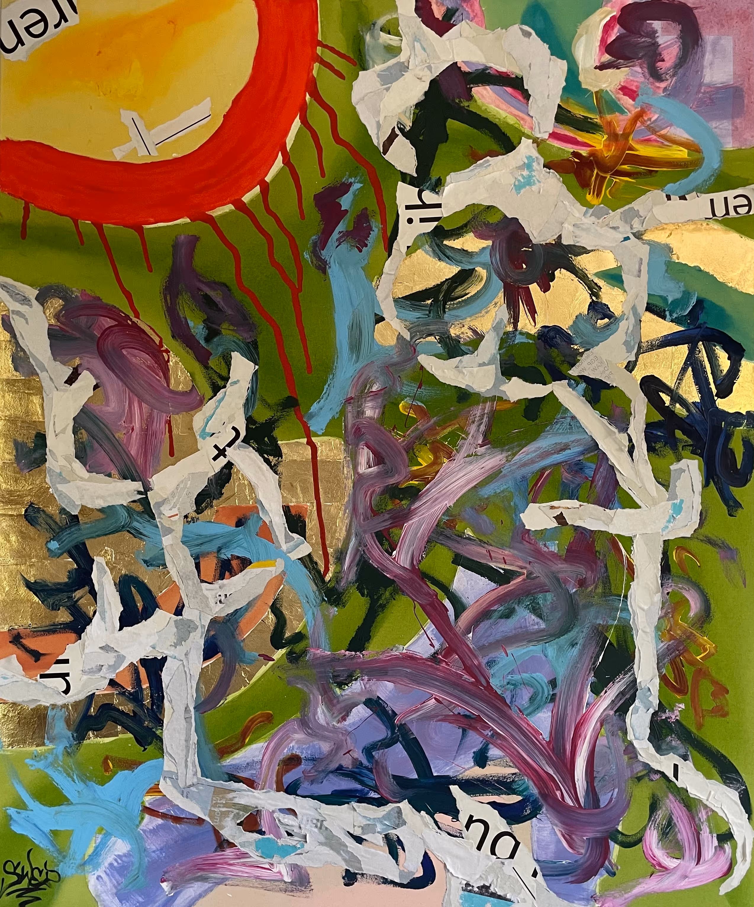 Painting of Marea weve lost dancing