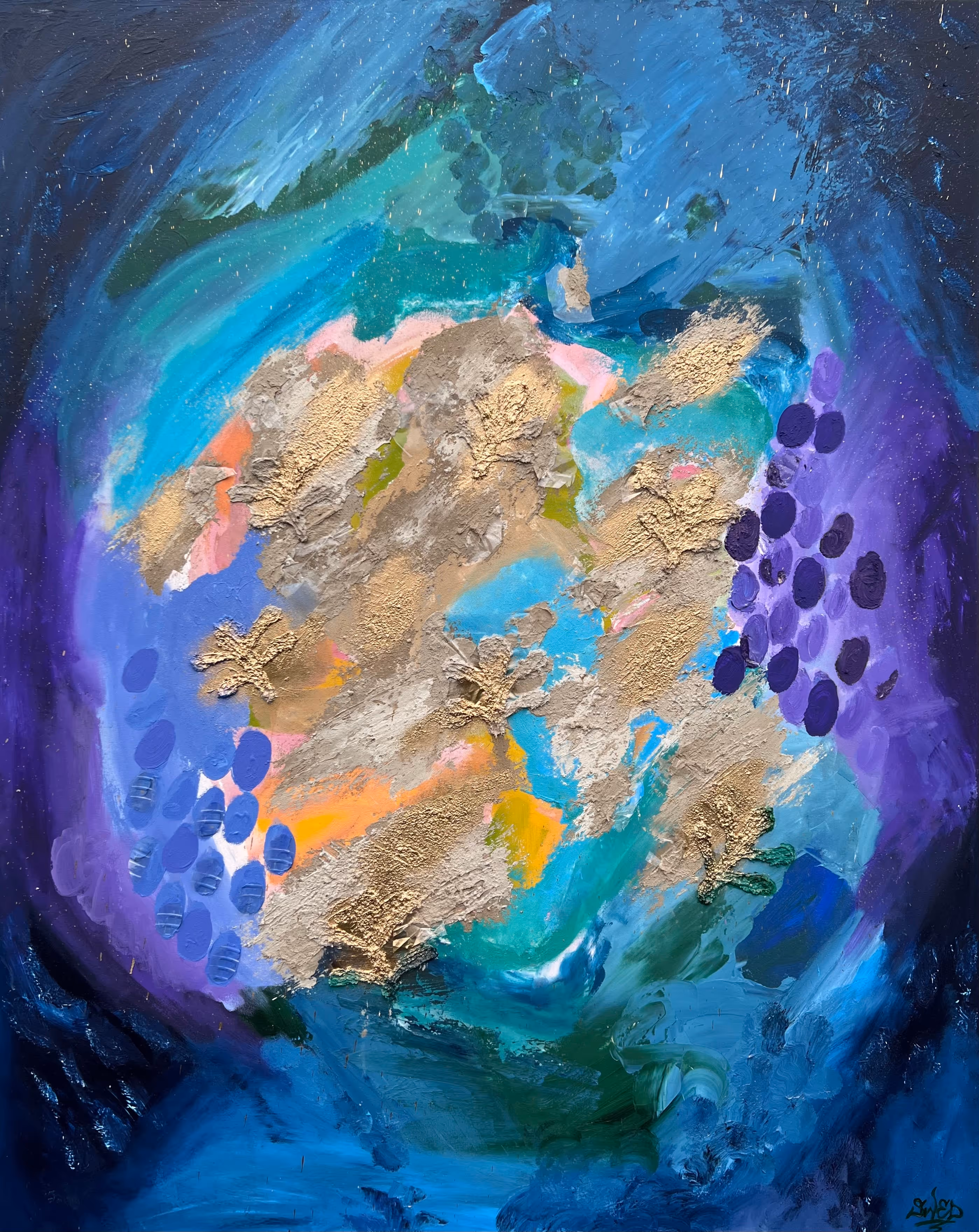 Painting of Particles